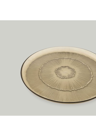 Linens Clarity Servis Tabağı 28 Cm Bronz