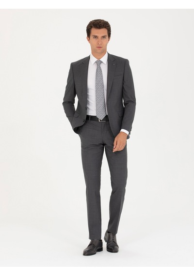 Cacharel Füme Slim Fit Kumaş Pantolon Gri