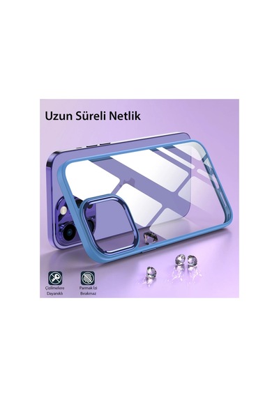 Newface - 524 - iPhone Uyumlu 14 Pro Max Kılıf Power Silikon - Csmo-tex - - Siyah