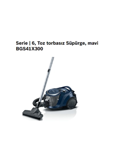 Bosch Uyumlu Gs41 Seri6 Siemens Iq500 Toz Torbasız Süpürge Filtresi