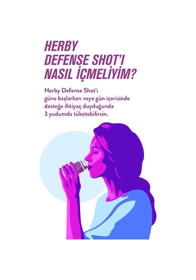 Herby Defense Shot  Bitki Bazlı İçecek X12