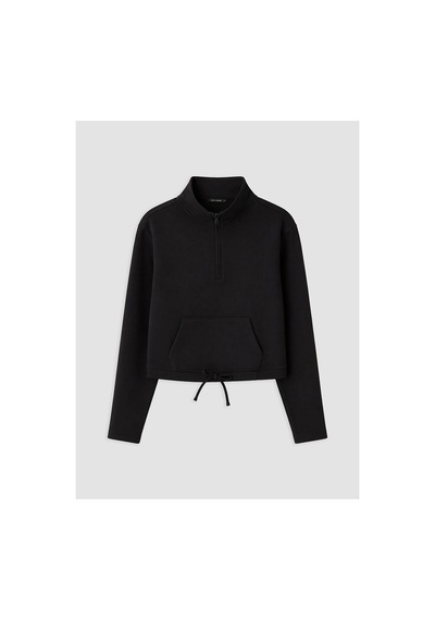 LC Waikiki Alıta Cıty Farkıyla Lcw Vision Siyah Dik Yaka Büzgülü Kadın Sweatshirt Siyah - 929818274 Siyah LC Waikiki Alıta Cıty Farkıyla Lcw Vision Siyah Dik Yaka Büzgülü Kadın Sweatshirt Siyah - 929818274 Siyah