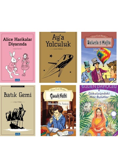 Gökyüzündeki Mor Bulutlar Ortaokul 6 Kitap Set