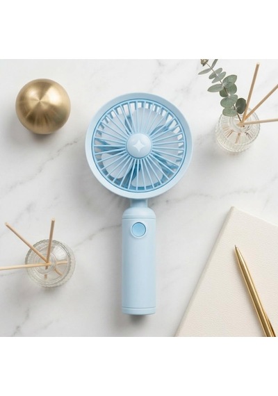 Mini-fan Taşınabilir El Fanı, Masaüstü Standlı, Usb Şarjlı, 16 Cm, 3 Kademeli Hız Ayarlı Masaüs
