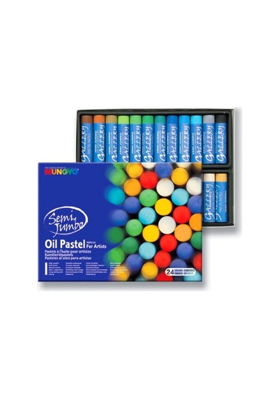 Mungyo Semi Jumbo Oil Pastel 24 Renk