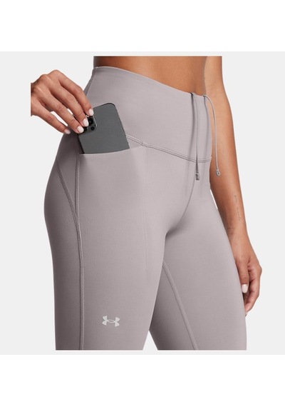 Under Armour - Kadın Ua Launch Elite Cw Tayt 1386351-015 Tetra Gray Reflective Gri