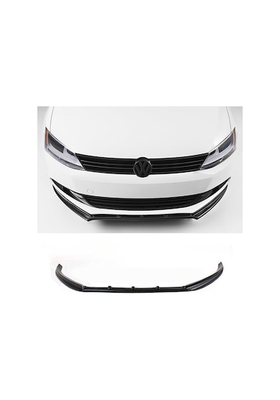 HasAkman Vw Jetta Mk6 Basic Ön Tampon Lip Piona Black 2010 ve 2018 arası