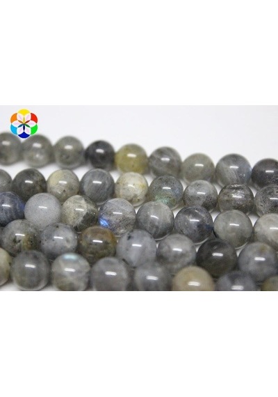 Labradorit Taşı YARIM Dizi 7-8mm (18cm uzunluğundadır)