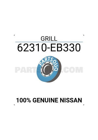 Nissan Navara 2005-2008 Ön Panjur Nikelaj Siyah Oem No: 62310eb330
