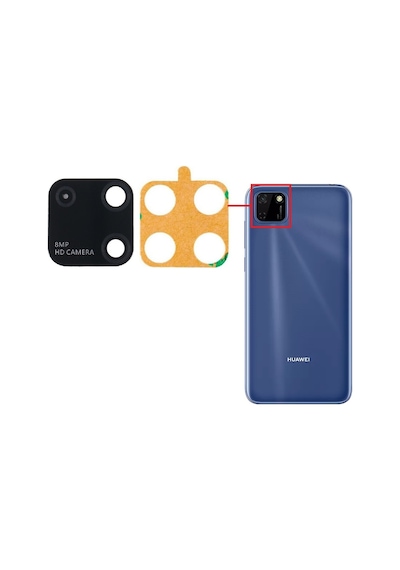 Huawei Uyumlu Y5P Kamera Lensi Camı DRA-LX9