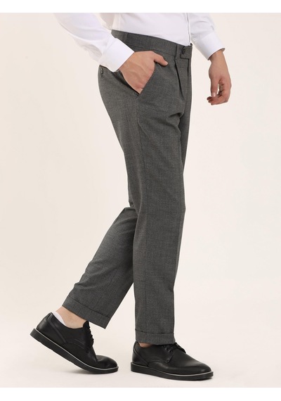 Dufy Gri Erkek Slim Fit Pantolon - 97669 Gri