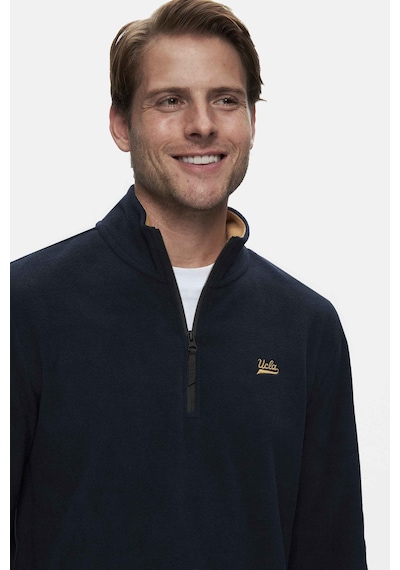 Ucla Gremıo Lacivert Polar Nakışlı Standard Fit Erkek Sweatshirt Lacivert