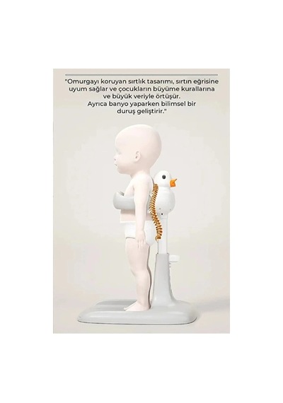 Buğz Ergonomik Ördekli Bebek Banyo Yıkama Yardımcısı