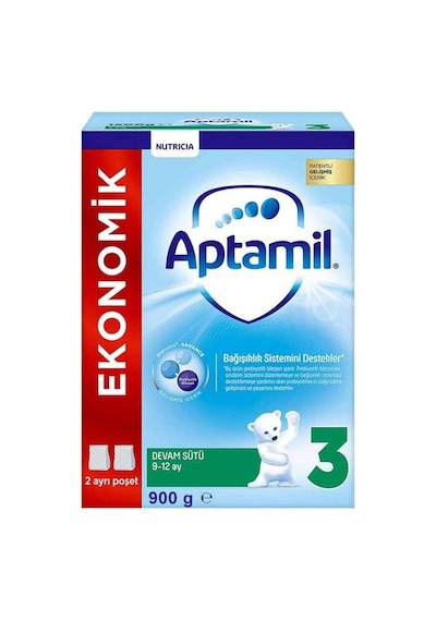 Aptamil 3 Bebek Devam Sütü 9 - 12 Ay 900 G