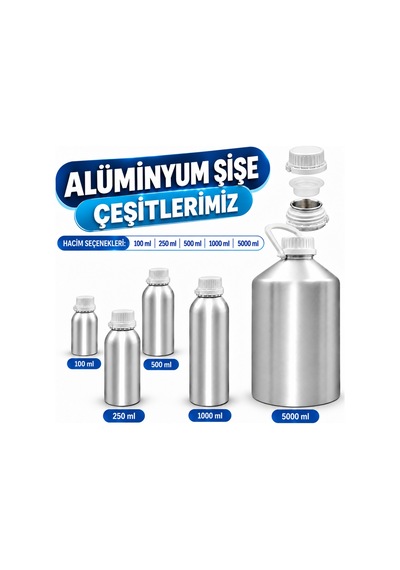 Alüminyum Şişe 100 Ml.