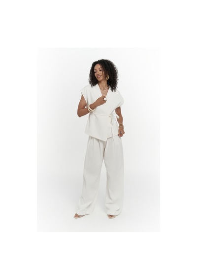 Mai Collection Mai Studios Co. Sorrenio Ekru Yelek Pantolon Takım ekru