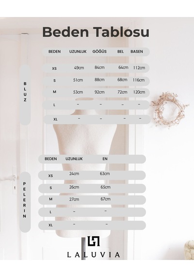 Laluvia Siyah Pelerinli Straplez Bluz - 2y1101