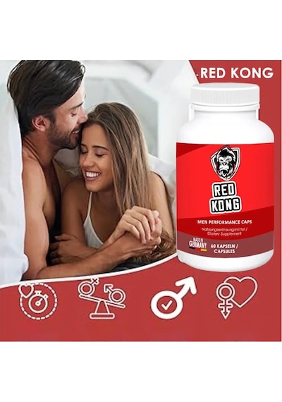 Red Kong Erkeklere Çok Özel 60lı Set+afrodizayn Masaj Yağı