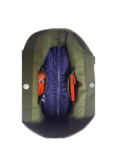 Tuttobene Trendy Haki Tote Omuz Çantası Xl Boy Tb022