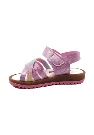 Arzen 4010 Simli Bantlı Kız Çocuk Bebe Sandalet Ayakkabı 001