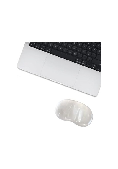 Mp04 - Jel Mouse Ve Klavye Bilek Destek Pedi Yumuşak, Ergonomik, El Bileği Dinlendirme Pedi Fare Bilek Desteği, Şeffaf