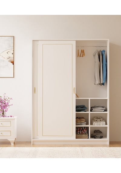 Rabi Mobilya Gold Country Sürgülü Gardırop
