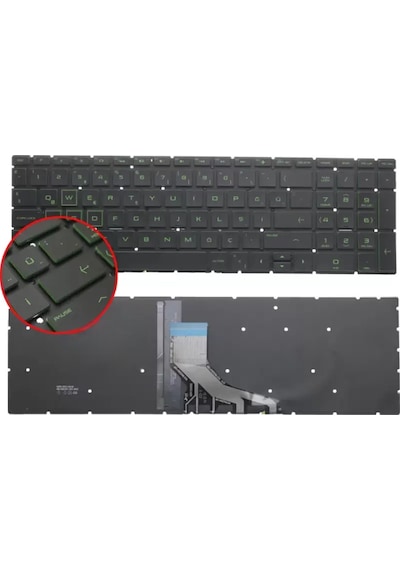 Hp 15-dw4010nt 6y7z9eaa26 15-dw2012nt 3h819ea Notebook Klavye
