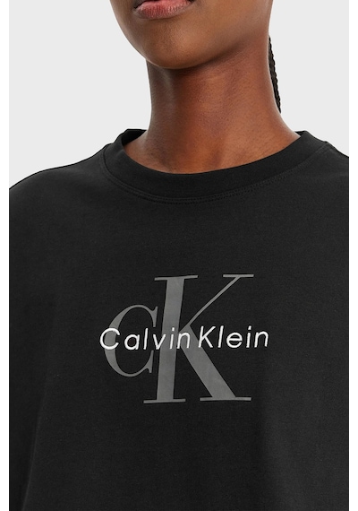 Calvin Klein Bayan T Shirt Lv047f828g Ub1 Siyah Siyah