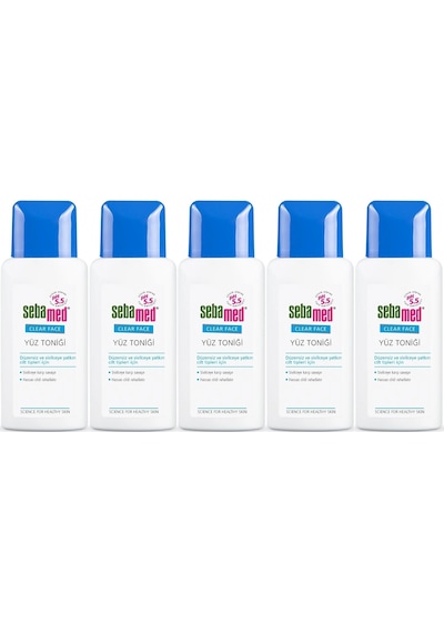 Sebamed Clear Face Temizleyici Yüz Toniği 150ml 5 Li Set
