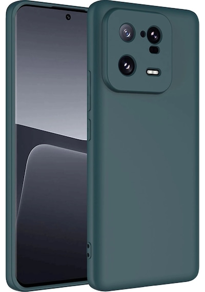 Xiaomi Mi 13 Pro Kılıf Zore Mara Lansman Kapak Koyu Yeşil