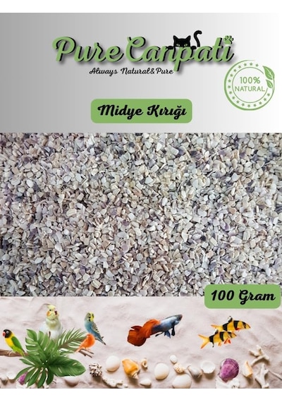 Purecanpati Midye Kırığı 100 Gram, 100 Gr, Beyaz