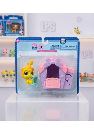 Pet Shop Minişler Bal Arısı Kostümlü Miniş Figür Ve Kulübe Oyun Seti Seri 3 Işıklı Paket Oyuncak