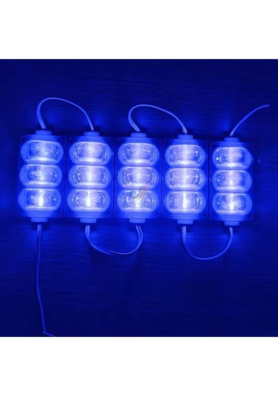 Yeni Nesil Modül Geniş(Yan)Açılı Güçlü Led Işık 3’Lü 12V (5 Adet)