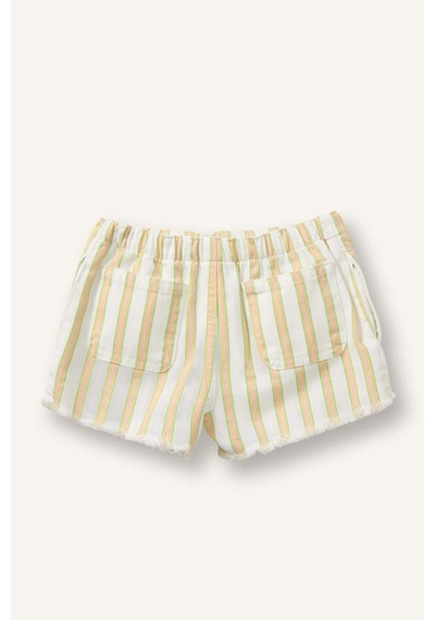 Defacto Gabardin Şort Kız Bebek H6572a526hsyl273 Sarı-yl273