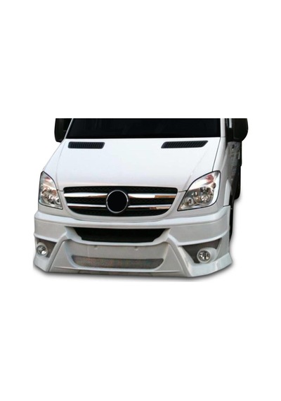 Mercedes Sprinter Uyumlu W906 Ncv3 Ön Tampon Giydirme Yuvarlak Sisli Fiber 2006 Ve Sonrası