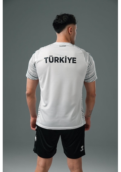 Hummel Milli Takım Line Kamp Tişört Beyaz