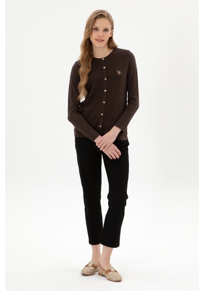 U.s. Polo Assn. Kadın Koyu Kahverengi Hırka Triko 50307737-vr084 Koyu Kahverengi U.s. Polo Assn. Kadın Koyu Kahverengi Hırka Triko 50307737-vr084 Koyu Kahverengi
