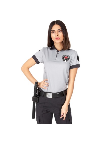 Yeni Tip Kamu Özel Güvenlik Kadın Yazlık Kısa Kol Tişört