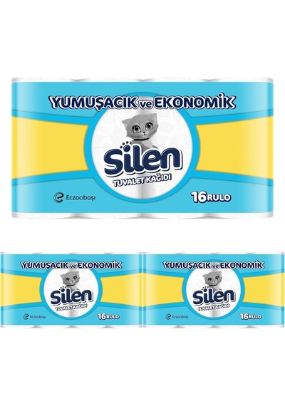 Silen Tuvalet Kağıdı 16'lı 3lü Paket