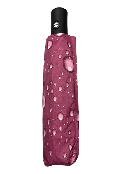 Marlux Tam Otomatik Bordo Damla Desenli Şemsiye 7110c 709801 Bordo