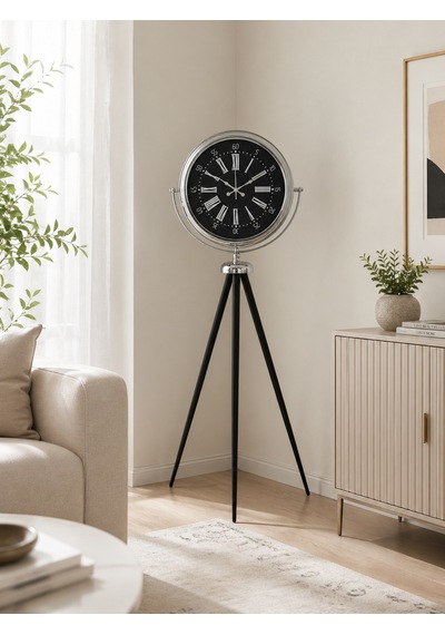 Majestic Krom Tripod Ayaklı Saat