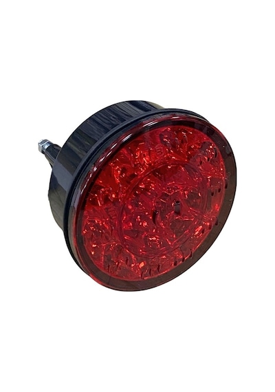 24v Park-stop Lambası Yuvarlak Ledli Kırmızı 98 Mm