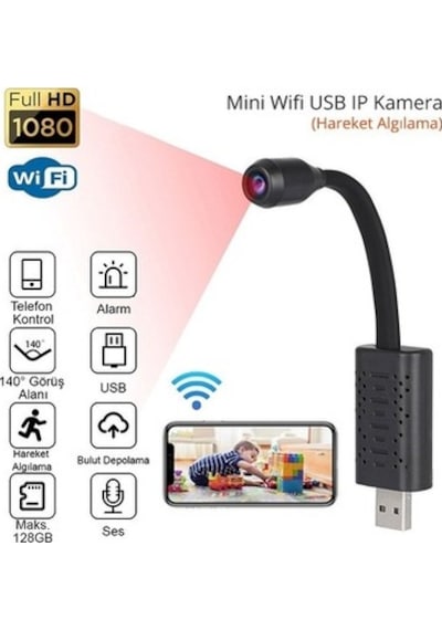 Powermaster Wifi Usb Mini Ip Kamera