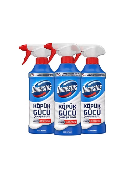 Domestos Köpük Gücü Köpük Çamaşır Suyu Beyaz Sabun 450 Ml X3 Diğer