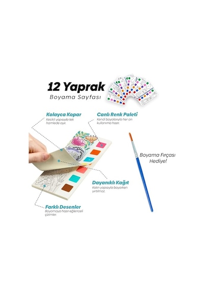 Book Hayvanlar Sihirli Boyama Kitabı Diğer