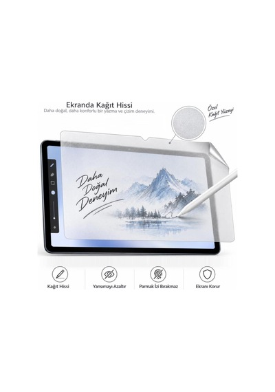 Huawei Matepad Air 12 İnç İle Uyumlu Paperfeel Ekran Koruyucu Kağıt Hissi Veren Mat Dokulu Yüzey, Kalem Uyumlu, Not Alma Ve Çizim İçin