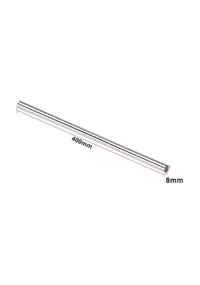 Koodmax 3d Yazıcı Parçaları Pürüzsüz Mil Çubuk Optik Eksen 400x8mm
