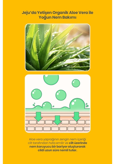 Cica Ve Aloe İçerikli, Serinletici Ve Nemlendirici Jel Atopalm Cica Aloe Soothing Gel