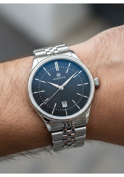 Momentus Gümüş Çelik Kordon Erkek Kol Saati Cm139s-04ss Gümüş