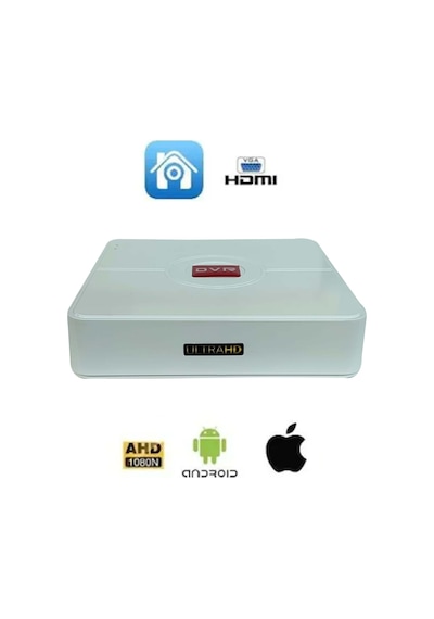 8 KANAL DVR AHD ULTRA HD 5MP 1440 HYSLİKON XMEYE KAYIT CİHAZI